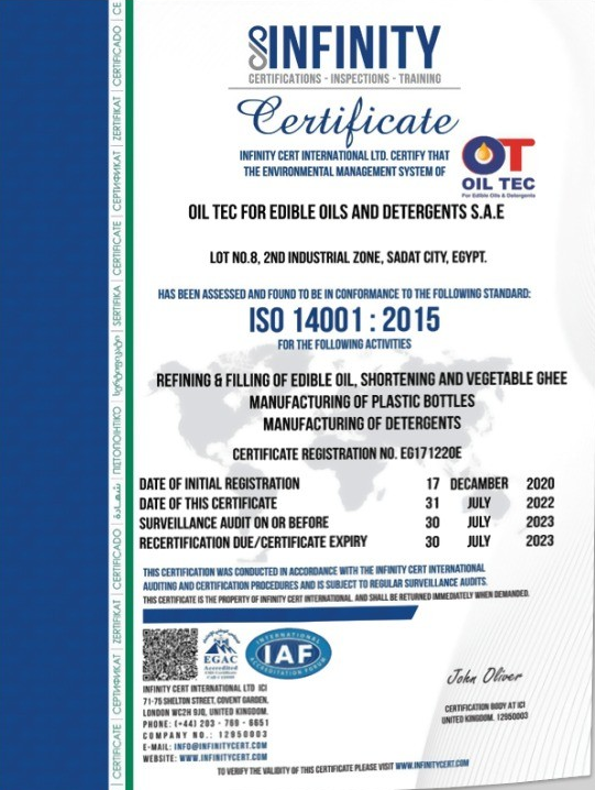 Tec Iso الرئيسية - Oil Tec For Oils And Detergents